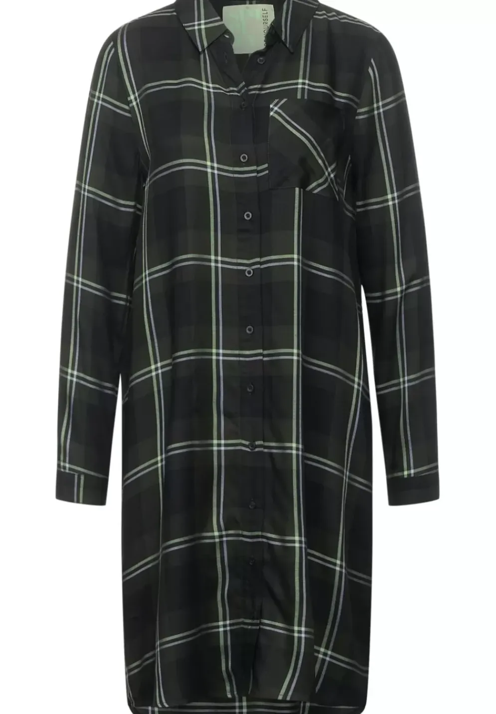 Shirtkleid Mit Karomuster