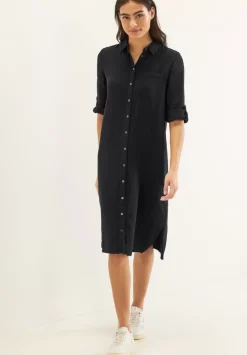 Shirtkleid Mit Knopfleiste