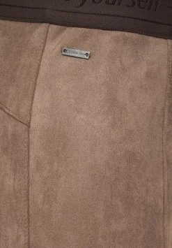 Skinny Fit Hose In Velours