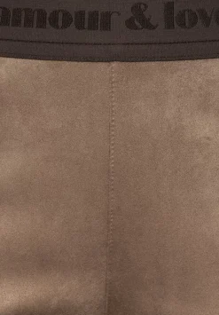 Skinny Fit Hose In Velours