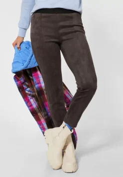 Skinny Fit Velourshose