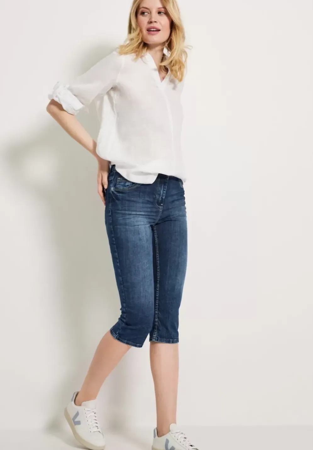 Slim Fit Caprijeans