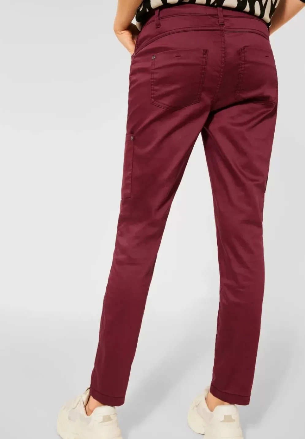 Slim Fit Cargo Hose Mit Zipp