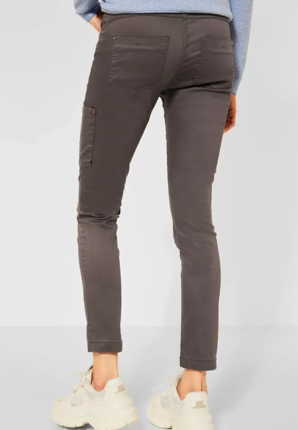 Slim Fit Cargo Hose Mit Zipp