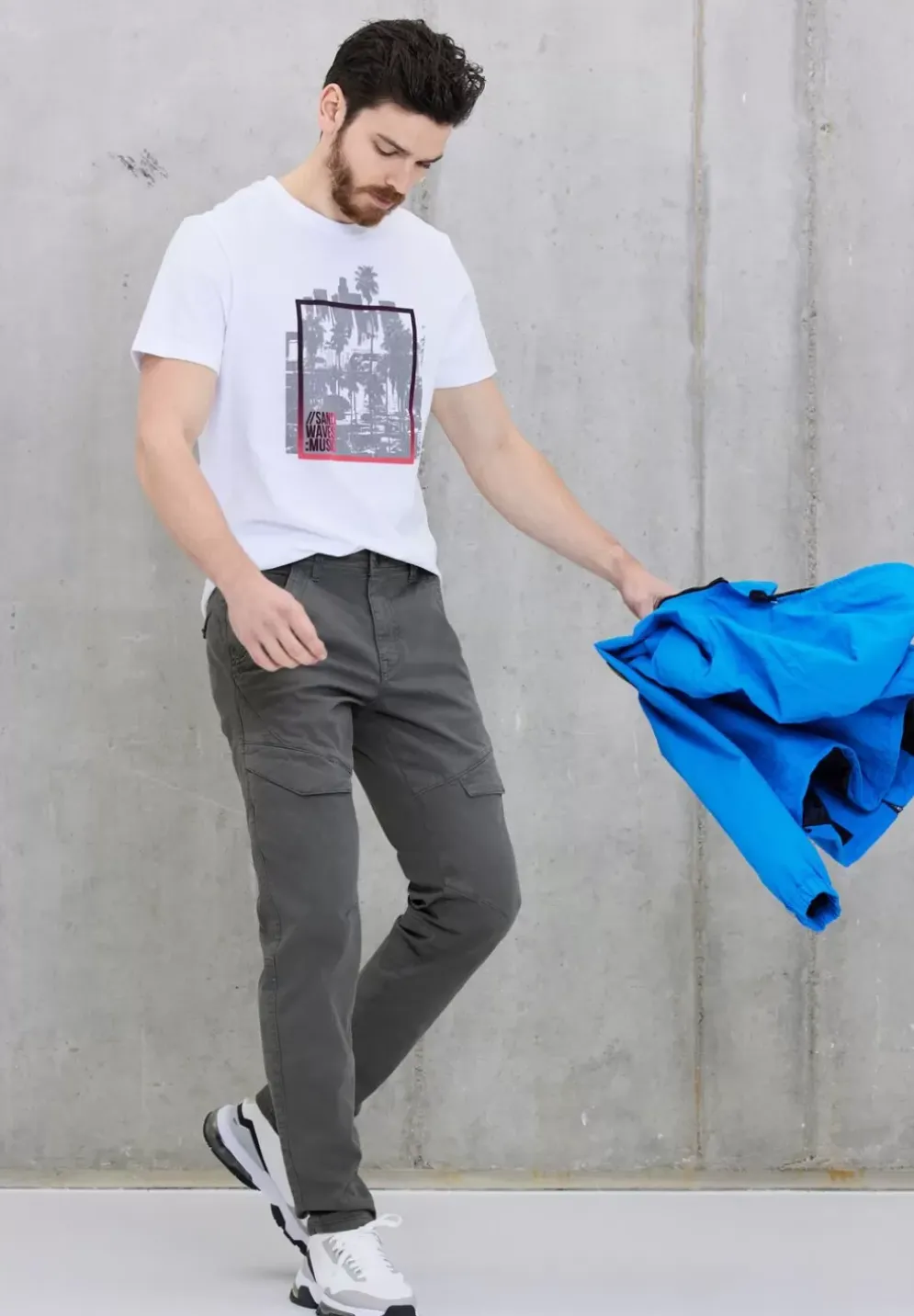 Slim Fit Cargohose