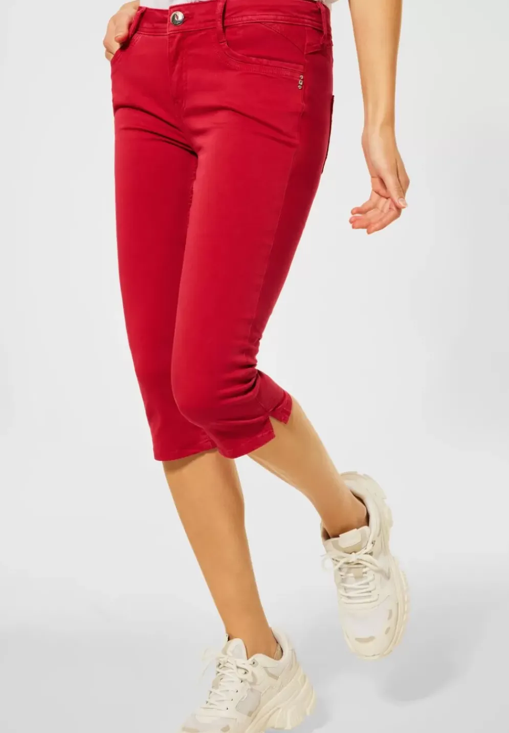 Slim Fit Denim In 3/4 Lange