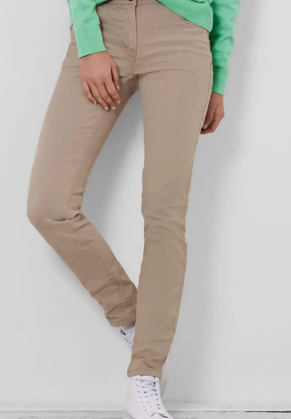 Slim Fit Hose In Unifarbe