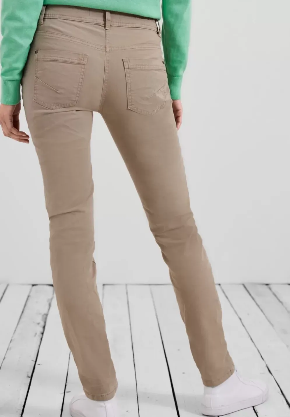 Slim Fit Hose In Unifarbe
