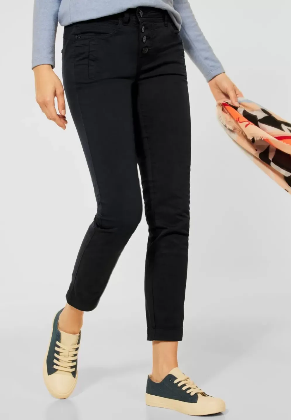Slim Fit Hose In Unifarbe