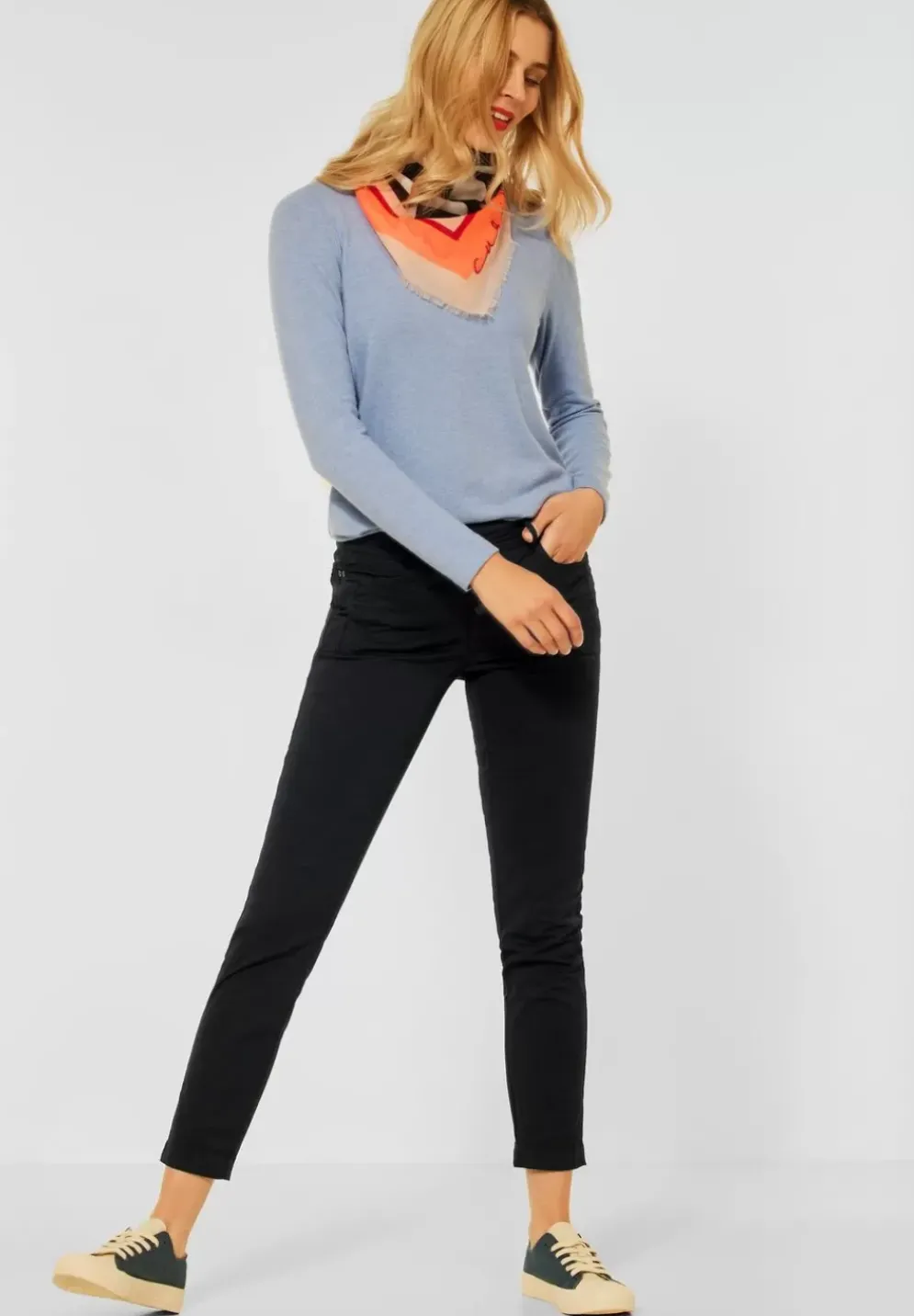 Slim Fit Hose In Unifarbe