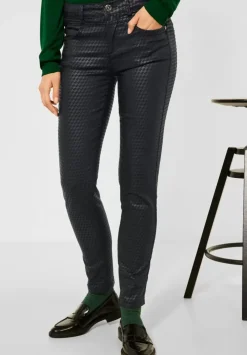 Slim Fit Hose Mit Coating