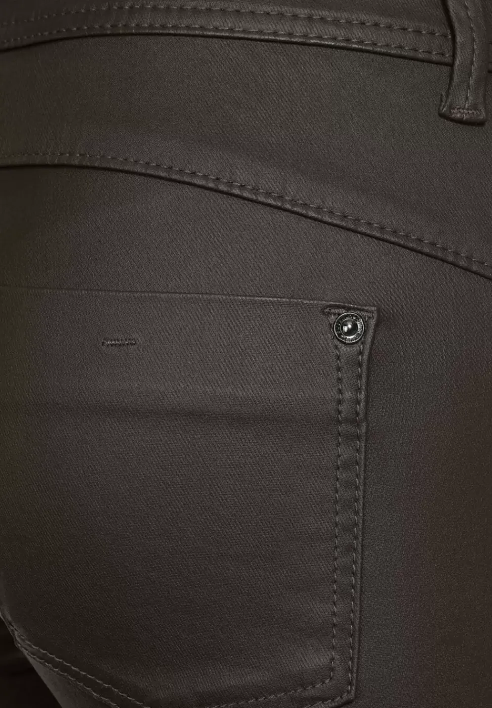Slim Fit Hose Mit Coating