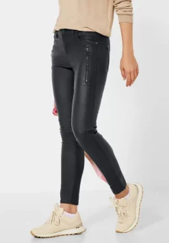 Slim Fit Hose Mit Coating