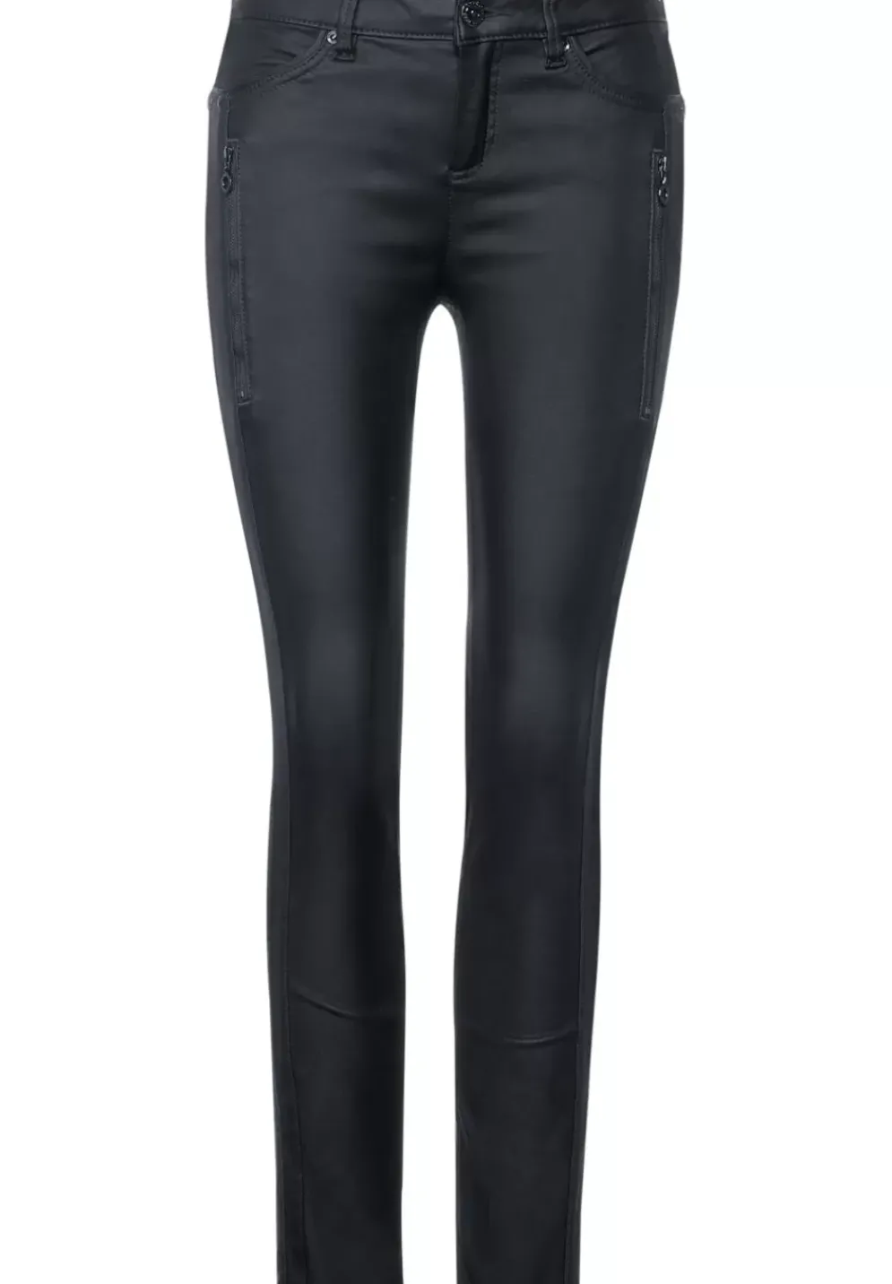 Slim Fit Hose Mit Coating