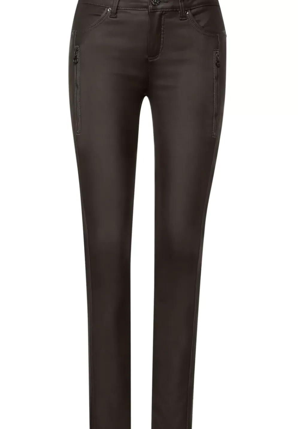 Slim Fit Hose Mit Coating