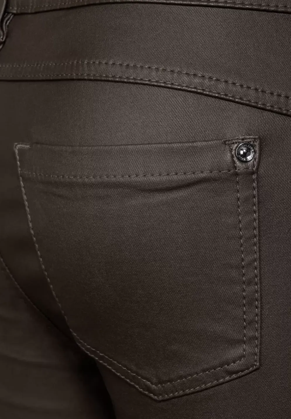 Slim Fit Hose Mit Coating
