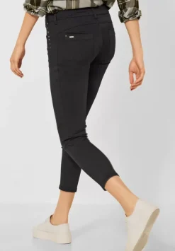 Slim Fit Hose Mit Nieten