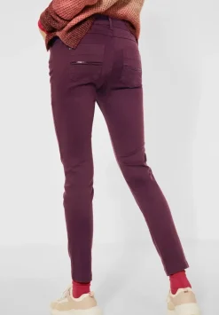 Slim Fit Hose Mit Pailetten