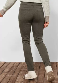Slim Fit Hose Mit Print
