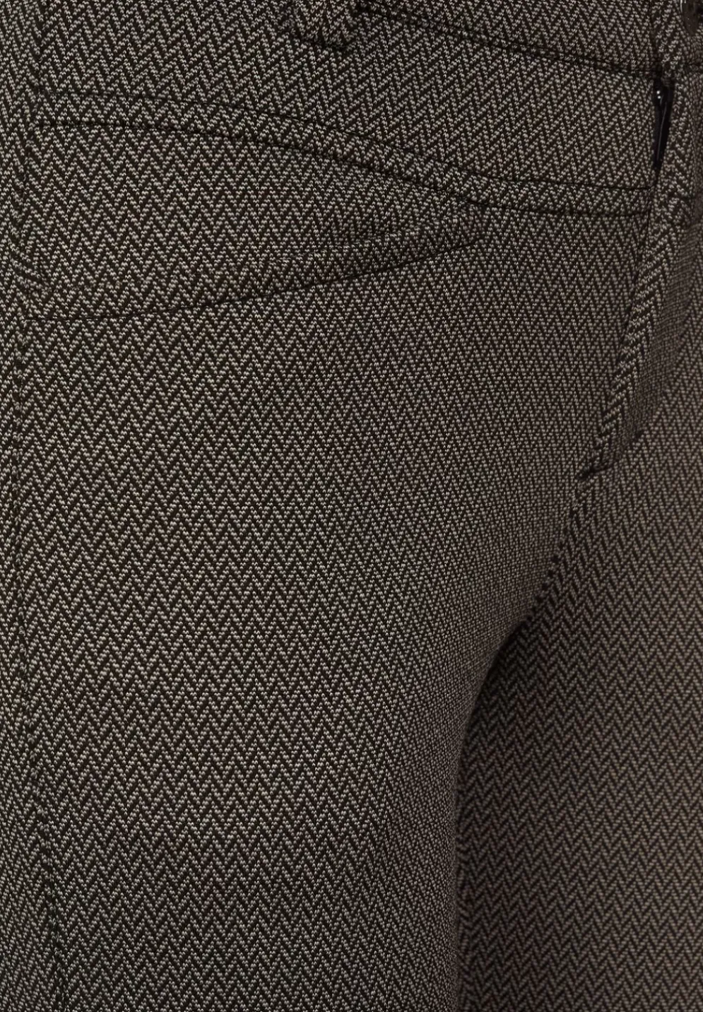 Slim Fit Hose Mit Print