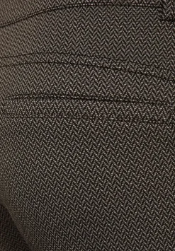 Slim Fit Hose Mit Print