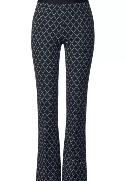 Slim Fit Hose Mit Print