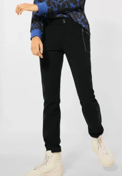 Slim Fit Hose Mit Zipper