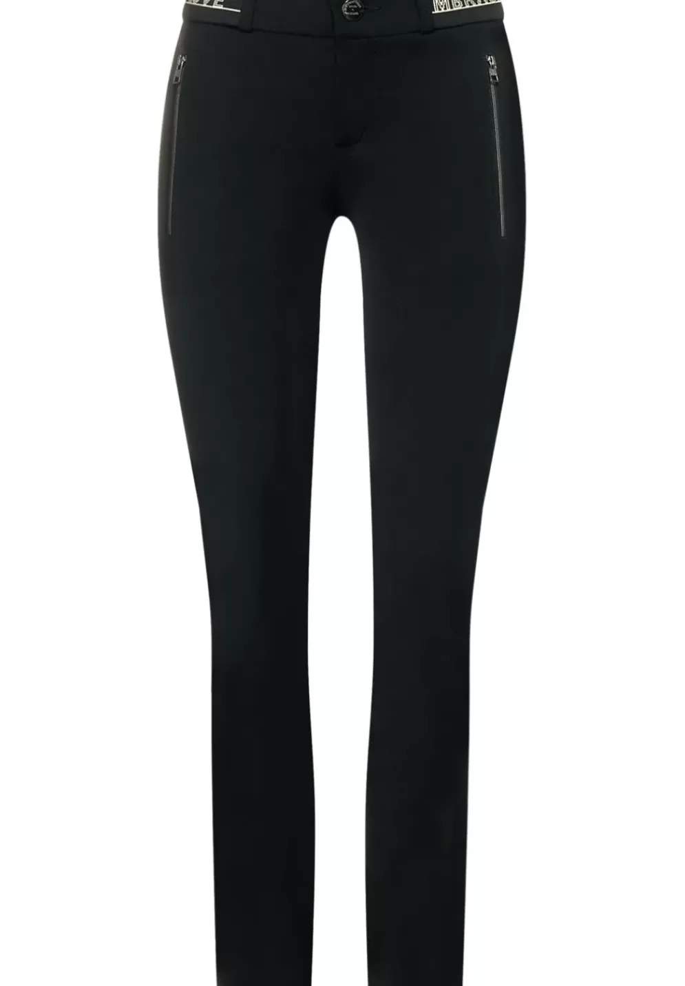 Slim Fit Hose Mit Zipper