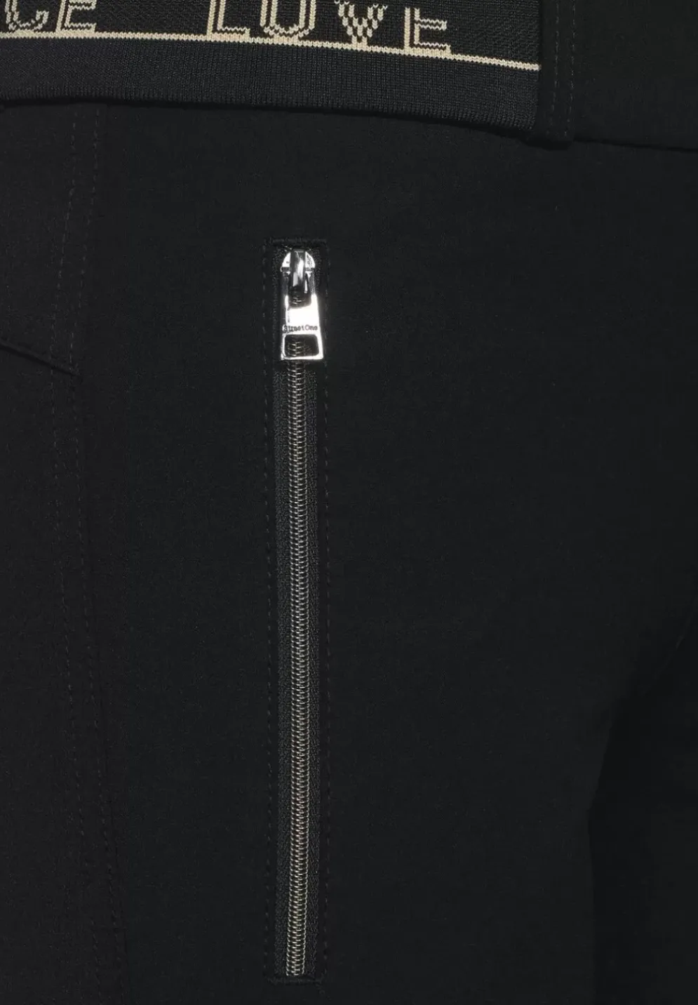 Slim Fit Hose Mit Zipper