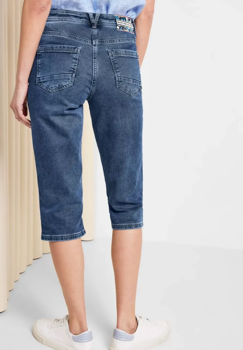 Slim Fit Jeans Caprihose