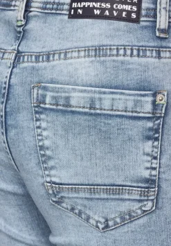 Slim Fit Jeans In 3/4