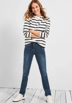 Slim Fit Jeans In High Waist