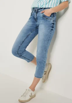 Slim Fit Jeans In 7/8-Lange