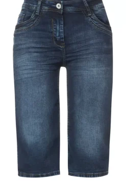 Slim Fit Jeansbermuda