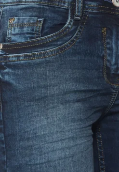 Slim Fit Jeansbermuda