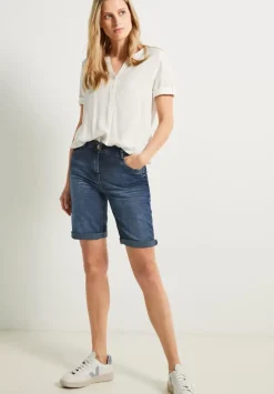 Slim Fit Jeansshorts