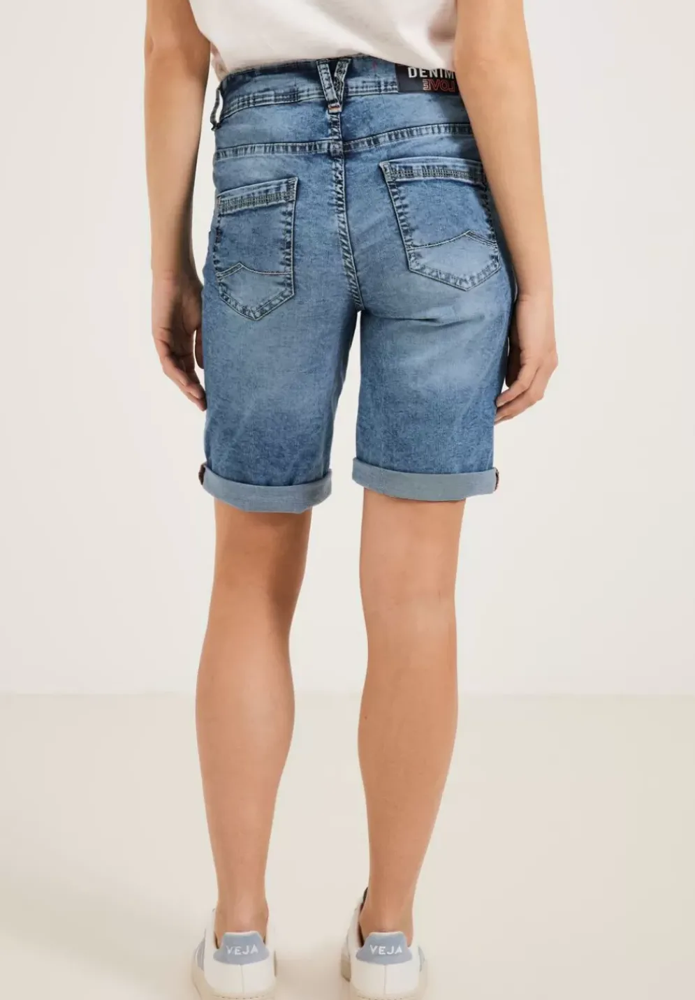 Slim Fit Jeansshorts