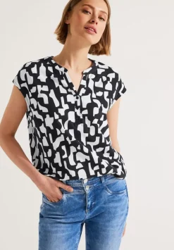 Slub Jersey Print Shirt