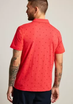 Slub Jerseypolo Mit Print