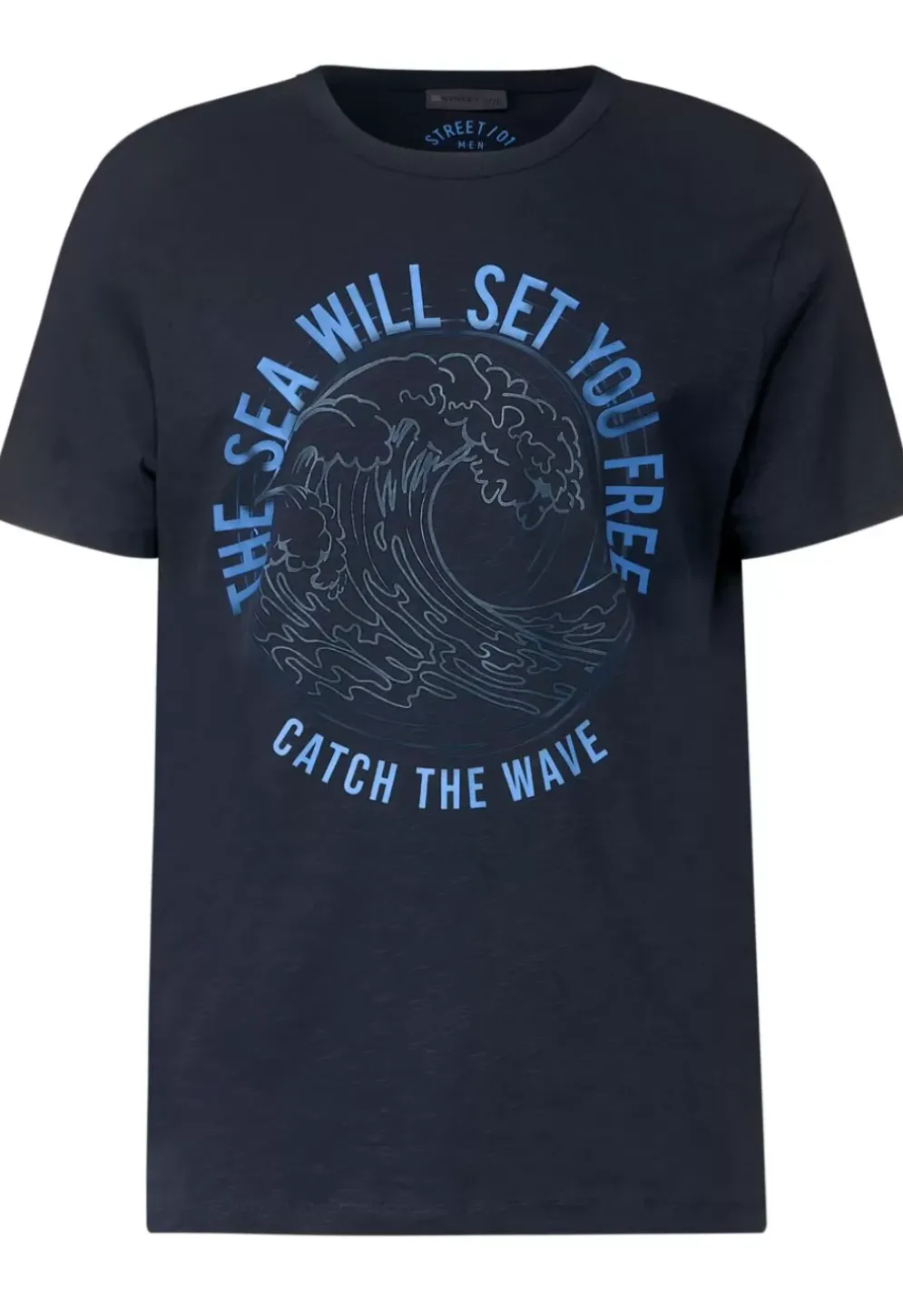 Slub Print T-Shirt