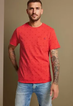 Slub Print T-Shirt