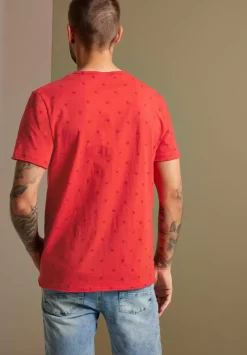 Slub Print T-Shirt