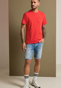 Slub Print T-Shirt