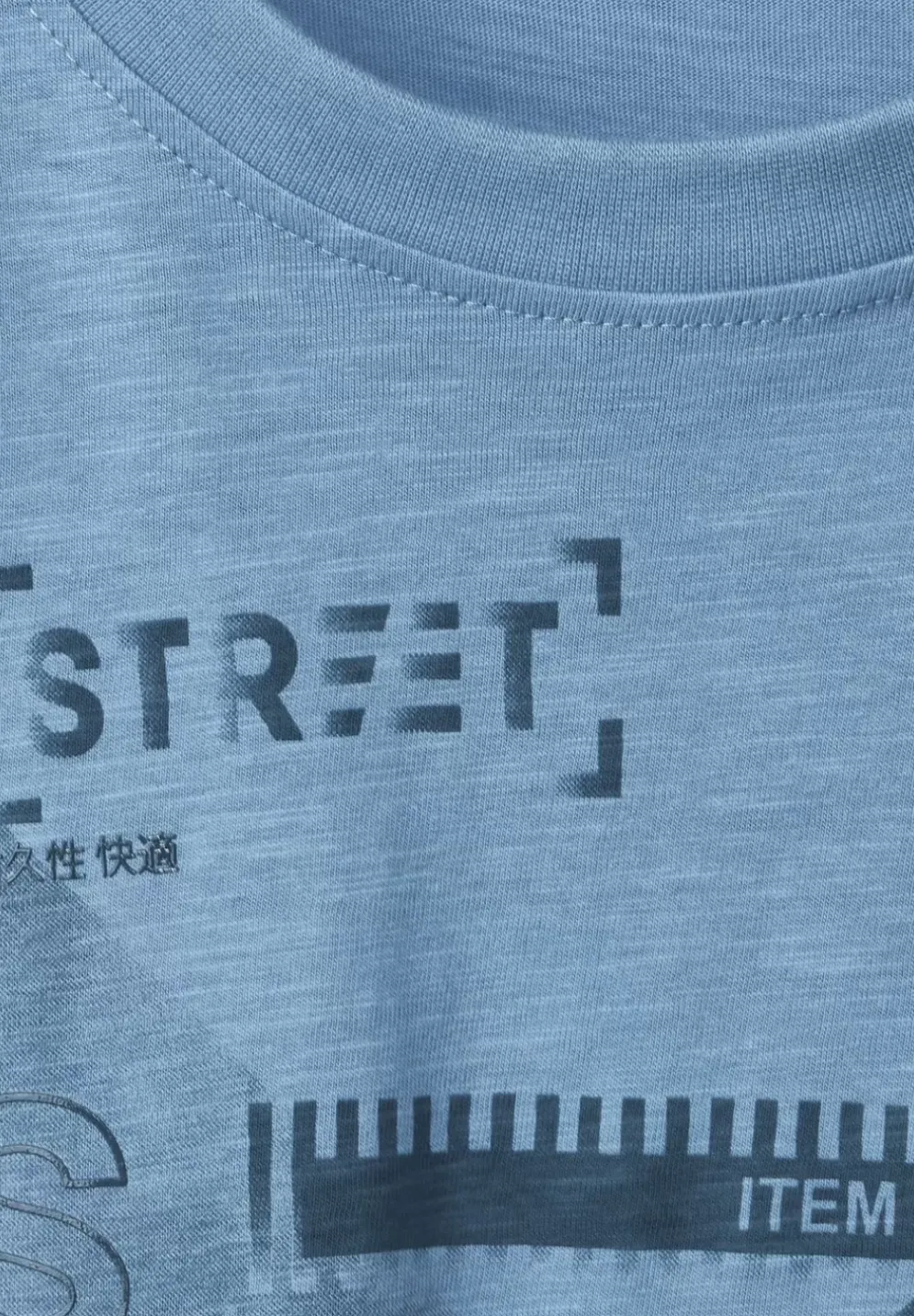 Slub Print T-Shirt