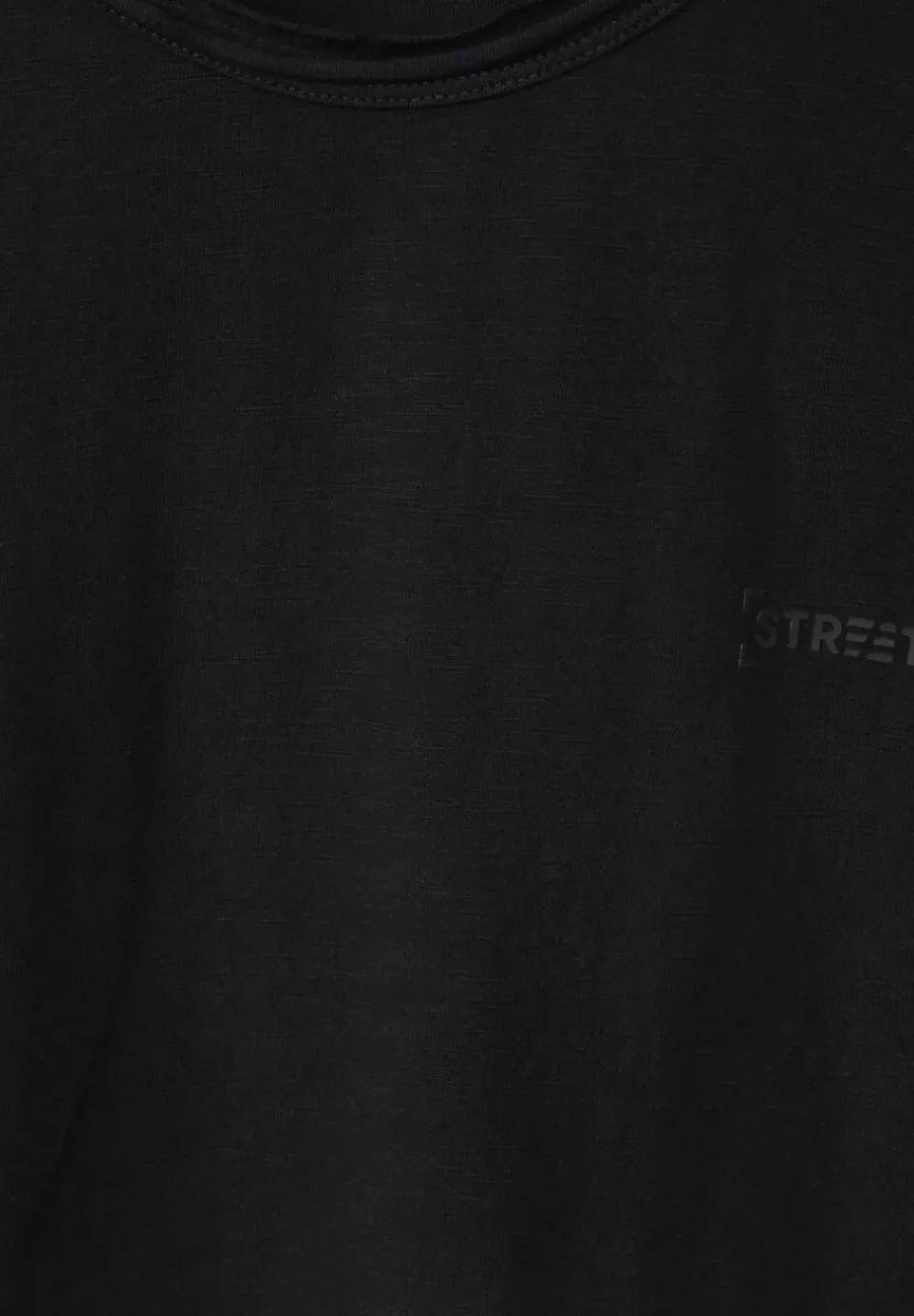 Slub T Mit Offenen Kanten