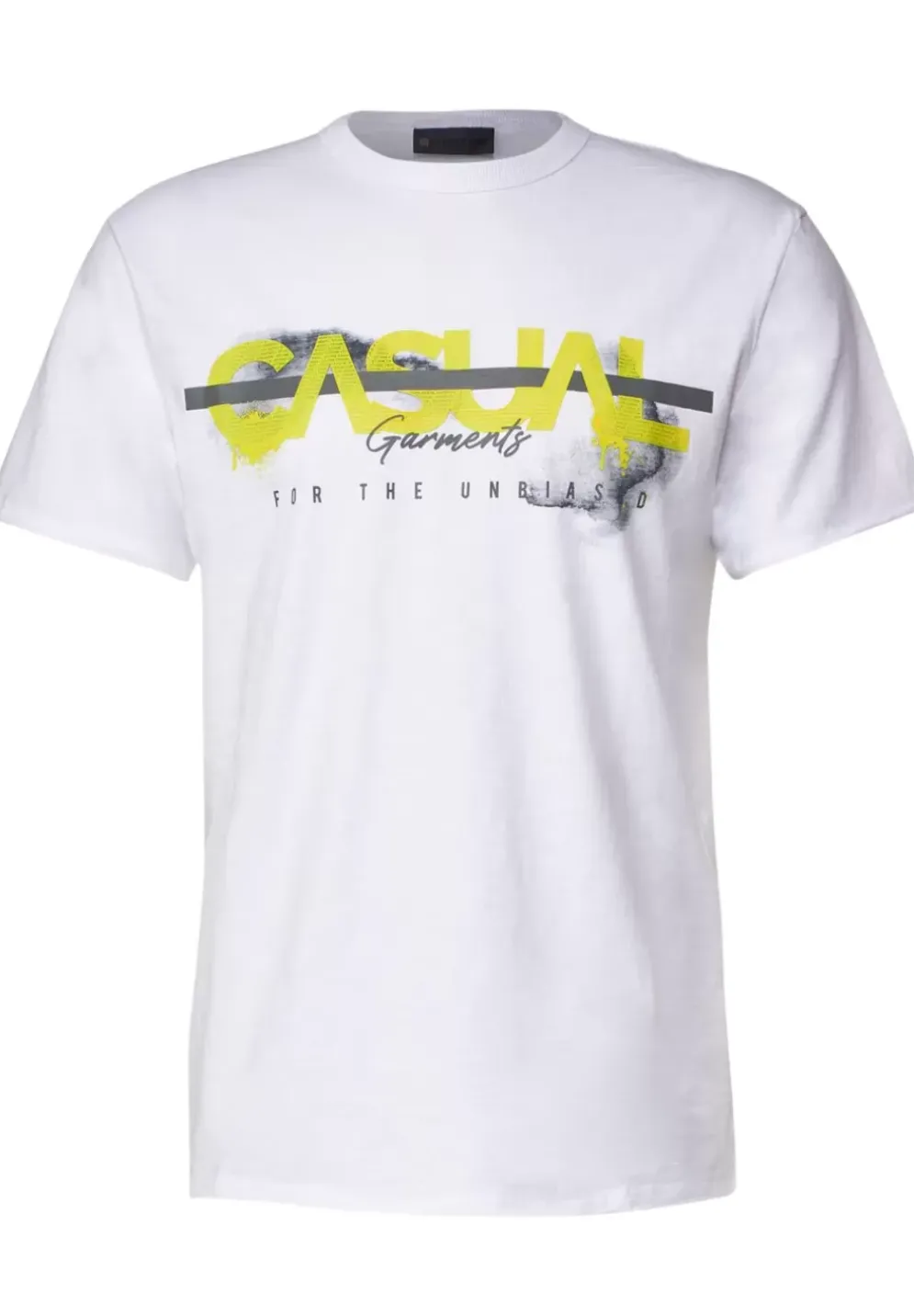 Slub T-Shirt Mit Print