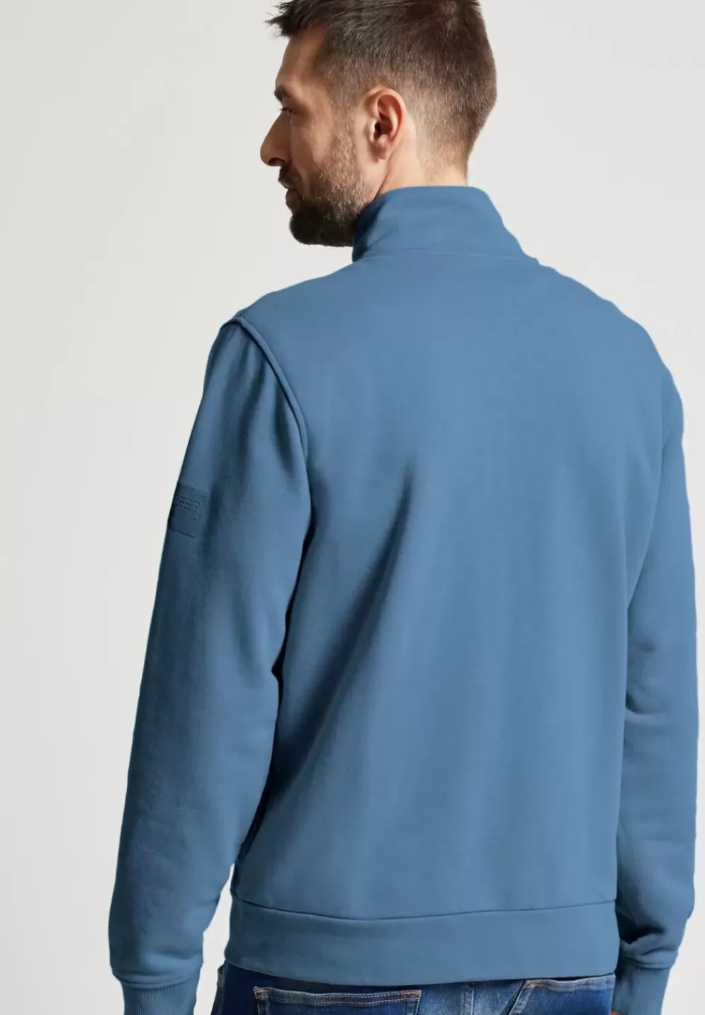 Softe Gewaschene Sweatjacke