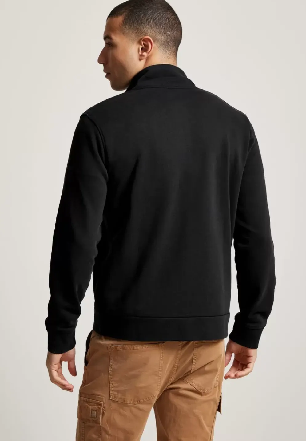 Softe Gewaschene Sweatjacke