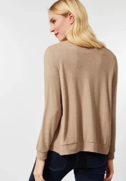 Softe Shirtjacke In Melange