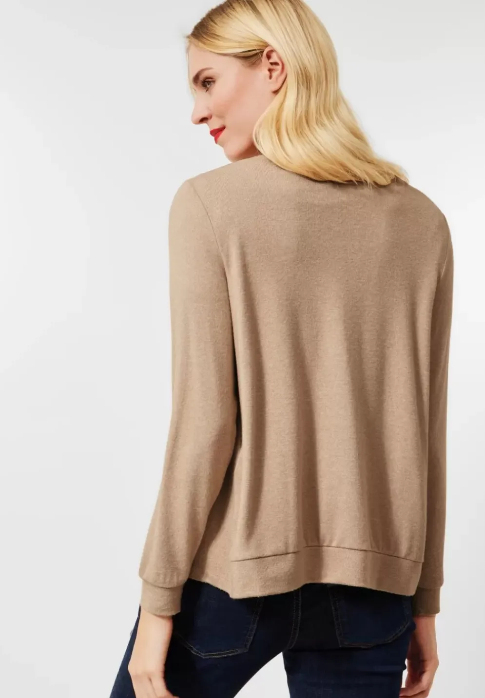 Softe Shirtjacke In Melange